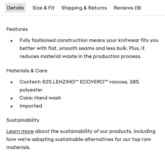 NWOT Wilfred Affinity Black Ribbed Tank Top - Picture 3 of 4